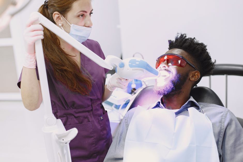 Teeth whitening shade comparison